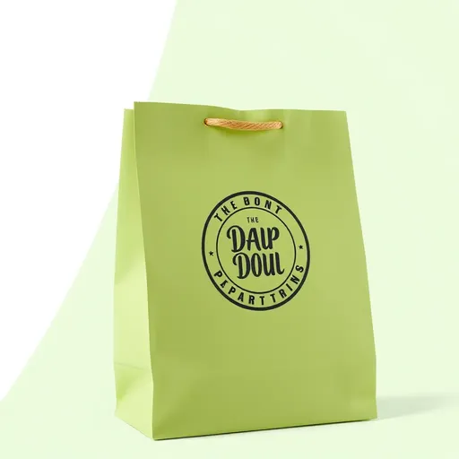  Bolsas de papel con logotipo para reconocimiento de marca