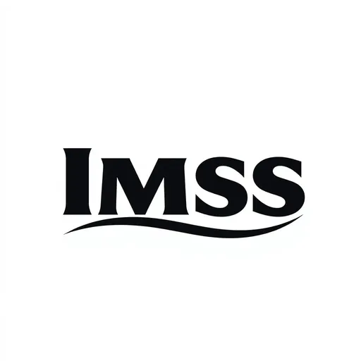  Diseño del logotipo del IMSS para fines de impresión solo.