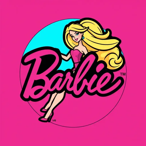  El logotipo de Barbie representa la marca icónica de juguetes