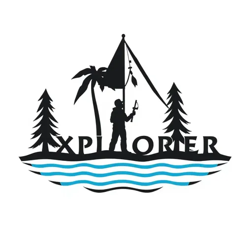  Logo de Explorador simboliza aventura