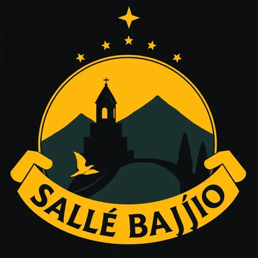  Logo de Salle Bajío en Forma Simple Presentado