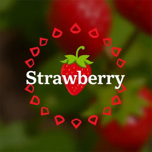  Logos de Fresas Muestran Promesa de Frescura y Calidad