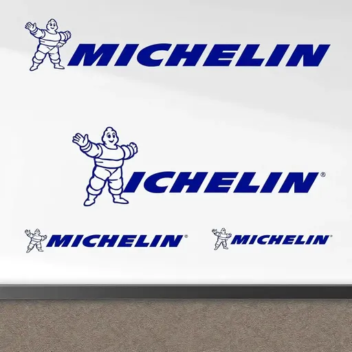  Logos de Neumáticos Michelin Simbolizan Rendimiento de Alta Calidad