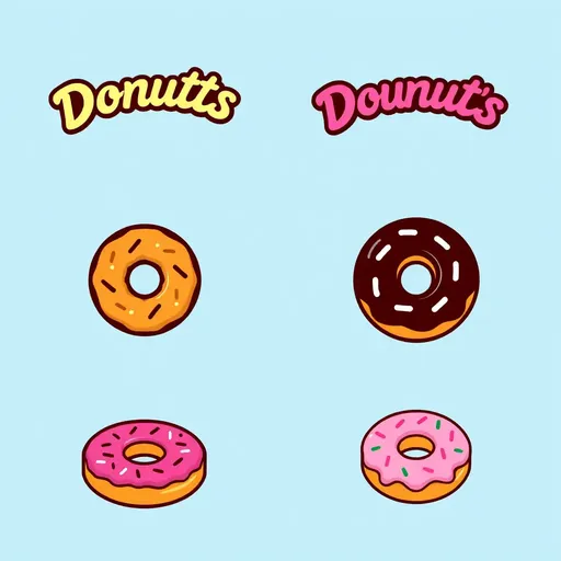  Logos de donuts: Ideas creativas de branding