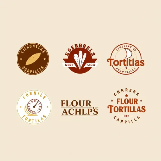  Logos para tortillas de harina: branding auténtico mexicano