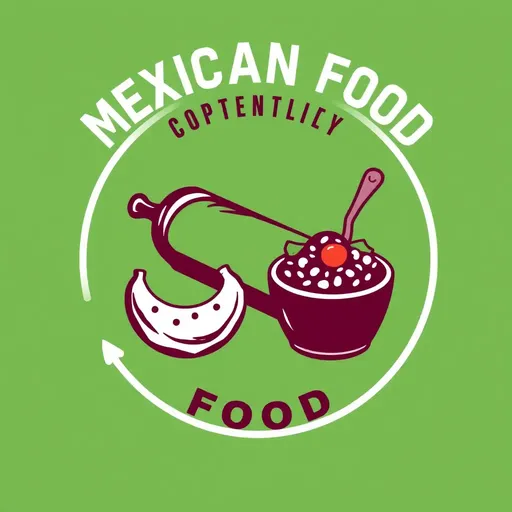  Logotipo de comida mexicana: Representación de la herencia cultural de sabores.