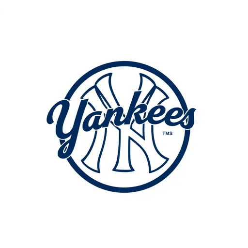  Logotipo de los Yankees: Símbolo del Equipo de Béisbol de los Yankees de Nueva York