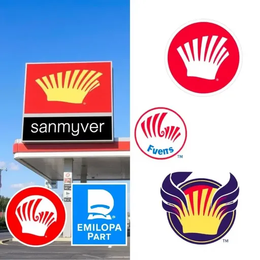  Logotipos de Estación de Combustible Ubicados en Todas las Carreteras