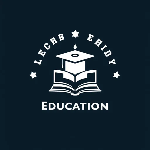  Sistema de educación con logotipo que potencia habilidades y conocimientos de los estudiantes