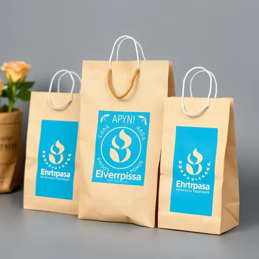 Bolsas de Papel con Logo para Uso Promocional