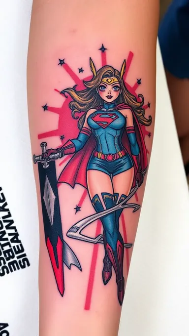 Chicas Superhéroicas Tatuadas Unidas