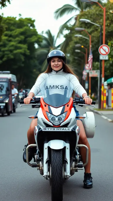 Chicas en una aventura en motocicleta desatado la libertad y el diversión.