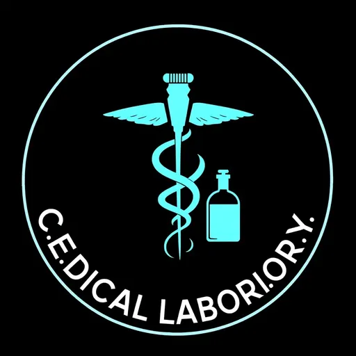 Concepto de Diseño de Logo de Laboratorio Clínico