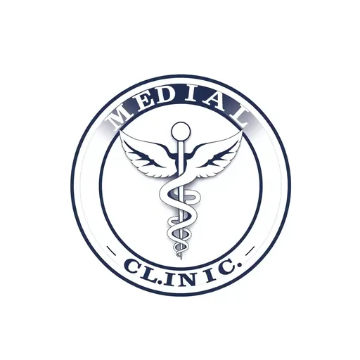 Concepto de Diseño de Logotipo de Clínica Médica