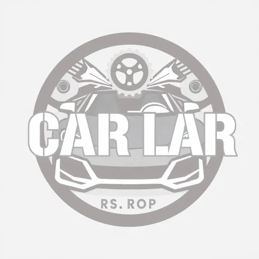 Concepto de diseño de logotipo para tienda de reparación de coches mecánicos.