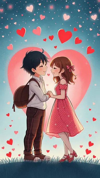 Corazones dulces: un término romántico para dos enamorados