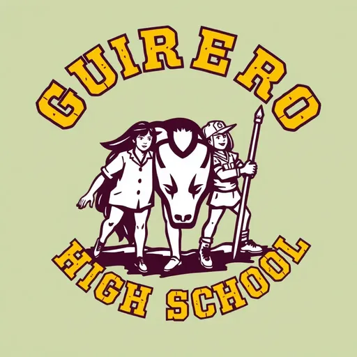 Descripción del logotipo de estudiantes de la escuela secundaria Guerrero