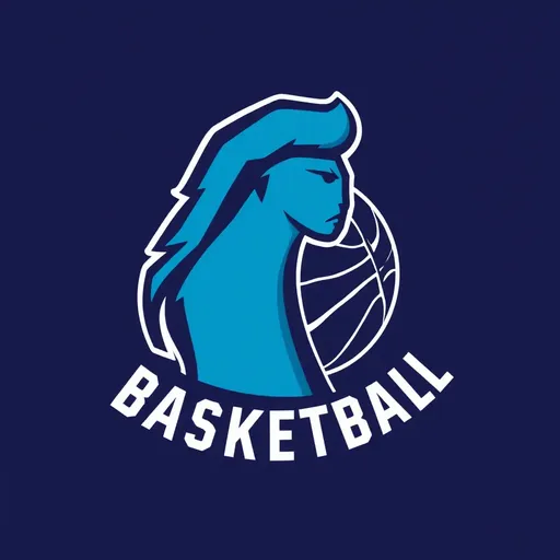 Desvelo del Diseño de Logos de Baloncesto Femenino