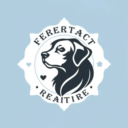 Diseño conceptual de logotipo de clínica veterinaria.