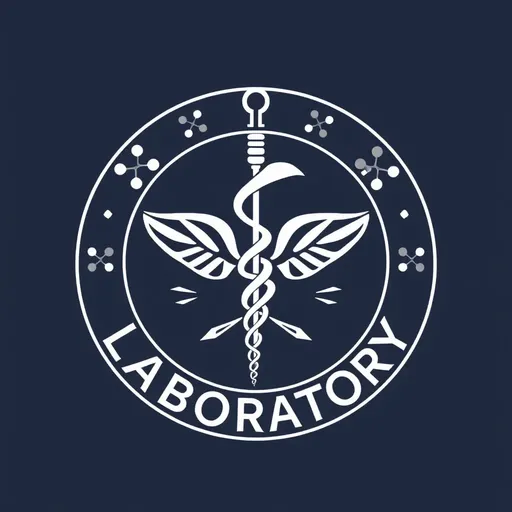 Diseño de Icono de Logotipo de Laboratorio Clínico Vector