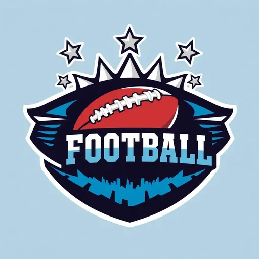 Diseño de logo de fútbol americano