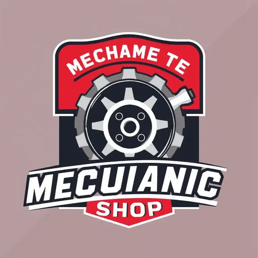 Diseños de logotipos para reconocimiento de tiendas de mecánica