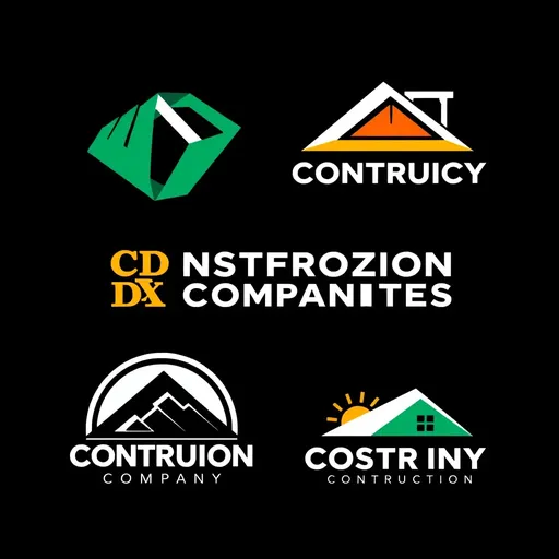 Ejemplos de Diseño y Marcado de Logos de Compañías de Construcción