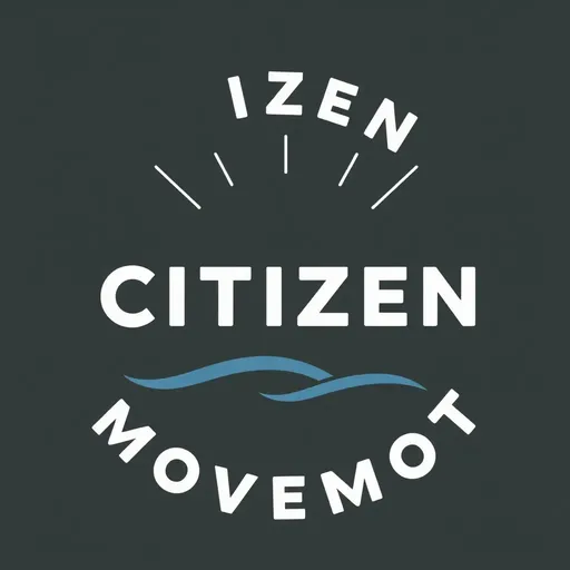 El Logo de Citizen Movement Simboliza Acción Colectiva