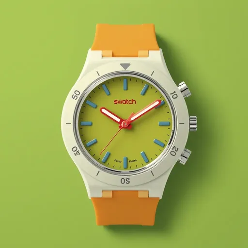 El Logotipo de Swatch Aparece en la Cara de la Reloj