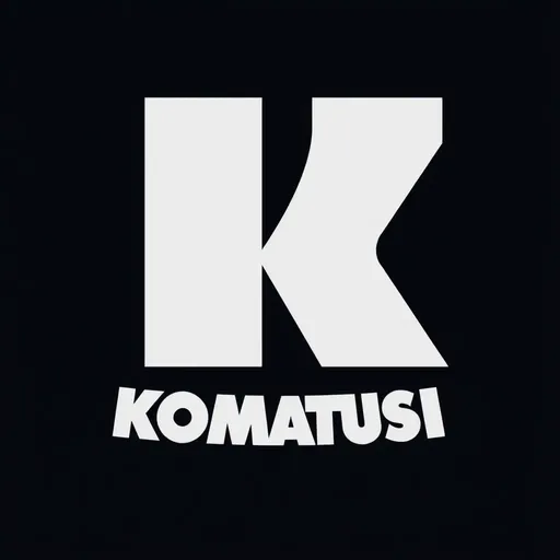 El logo Komatsu: el logo Komatsu se muestra en los vehículos de equipo