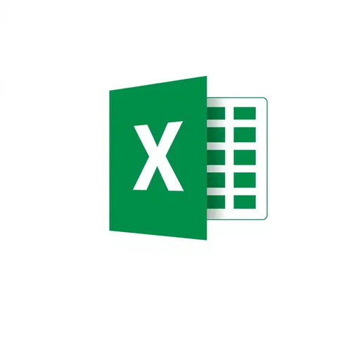 El logo de Excel: un símbolo de software de hoja de cálculo.