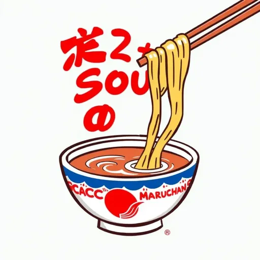 El logo de Maruchan Soup es un icono reconocible de la marca.