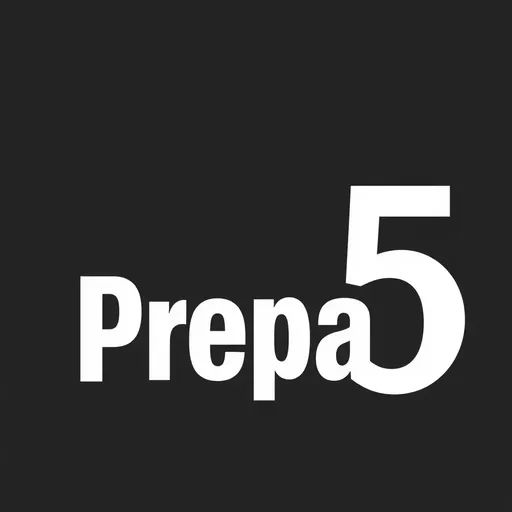 El logo de Prepa 5: referencia constante a títulos.