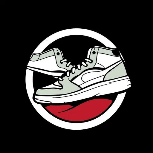 El logo de Sneakers: identidad visual de la marca de calzado famosa.