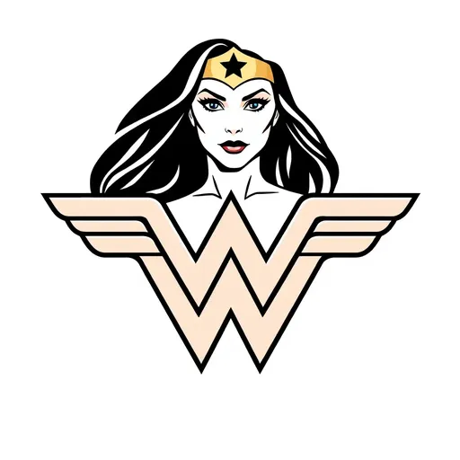 El logo de Wonder Woman: emblema legendario de justicia y valentía