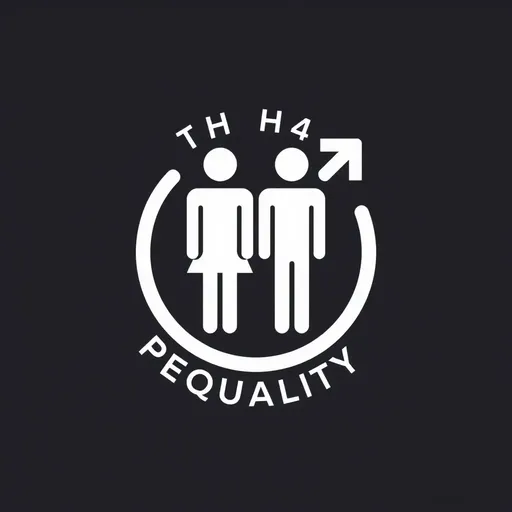 El logo de igualdad de género representa justicia y equidad.