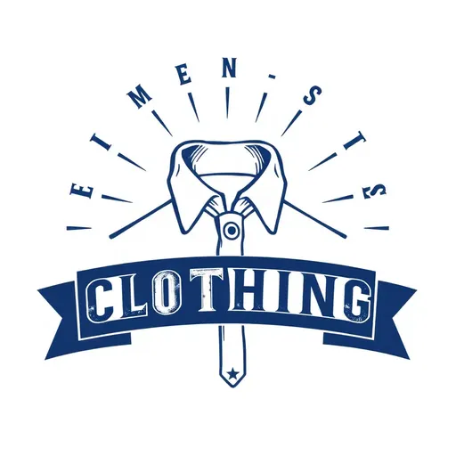 El logo de ropa masculina define la identidad de la moda.