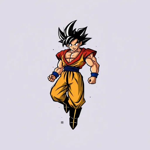 El logo legendario de Goku aparece