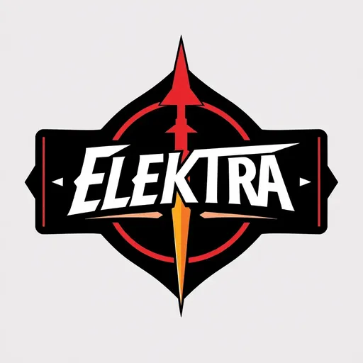 El logotipo Elektra: diseño de logotipo distinto de Elektra.