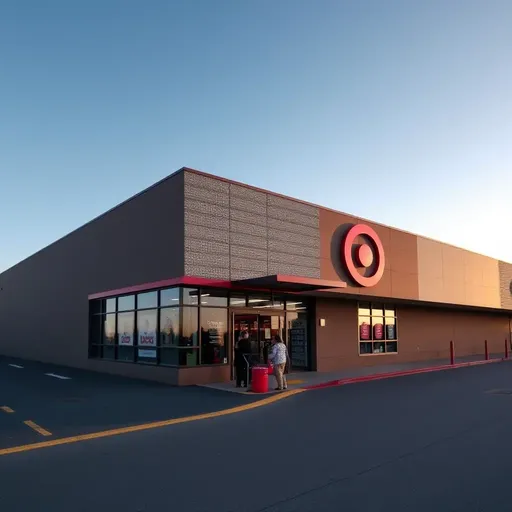 El logotipo Target simboliza la identidad de la marca de retail