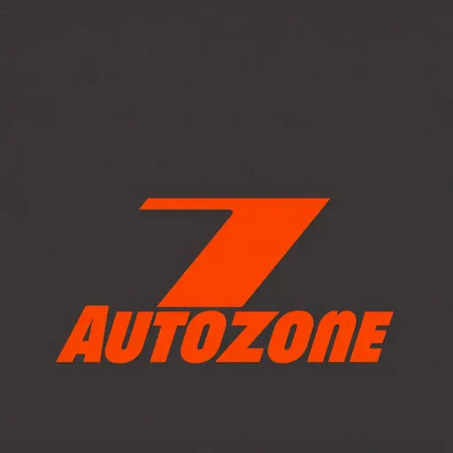 El logotipo de Autozone refleja el enfoque automotriz de la empresa.