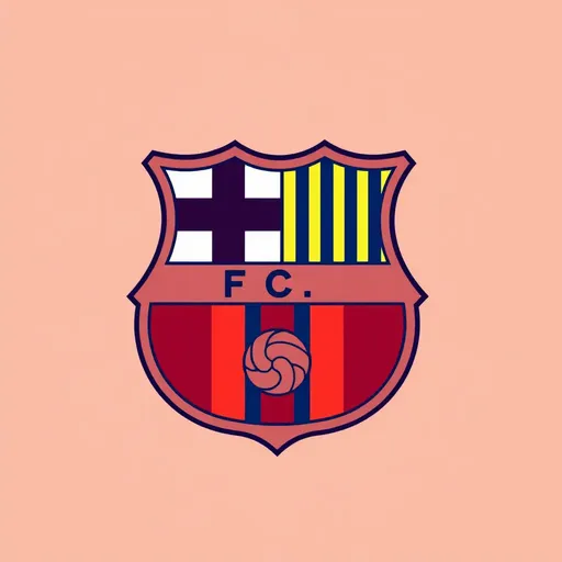 El logotipo de Barça: símbolo icónico del FC Barcelona Football Club.