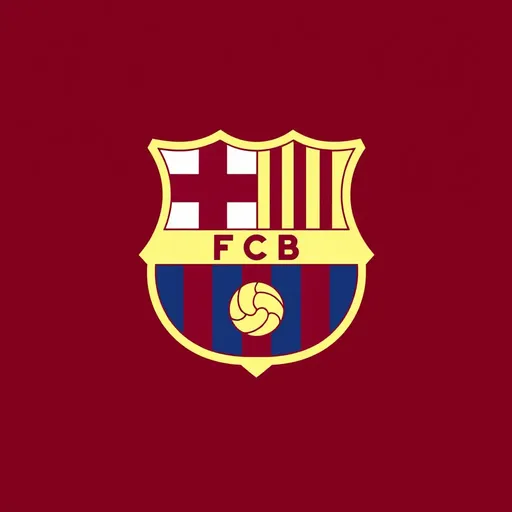 El logotipo de Barcelona describe la identidad de marca del club de fútbol.