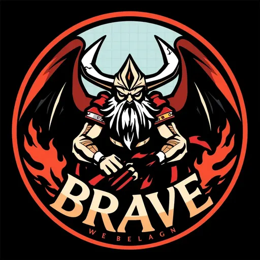 El logotipo de Brave encarna el valor inquebrantable y la confianza