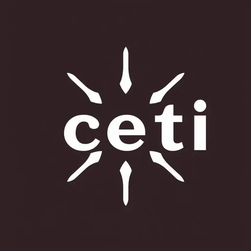 El logotipo de Ceti representa la tecnología extraterrestre de manera icónica.