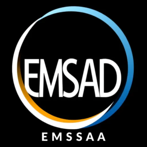 El logotipo de EmSAD es una identidad de marca única.