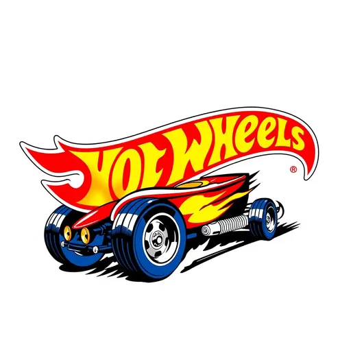 El logotipo de Hot Wheels se desvela con colores vibrantes