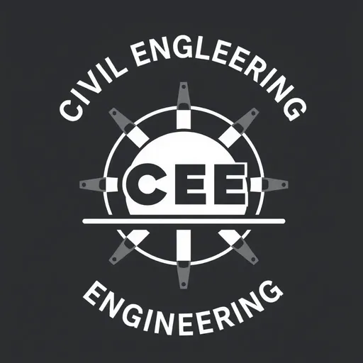 El logotipo de Ingeniería Civil representa excelencia profesional en ingeniería.