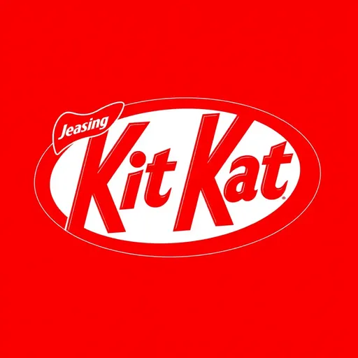 El logotipo de KitKat se destaca en barras de chocolate.