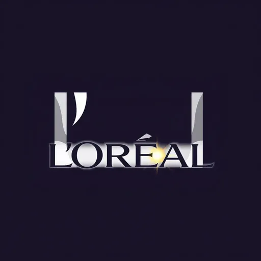 El logotipo de L'Oréal representa la industria de belleza y cosméticos de lujo